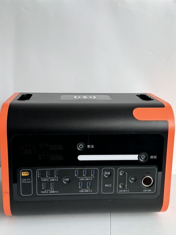 800W Solar Charging Pure Sine Wave Power Supply Perfect for Outdoor Living and Traveling
