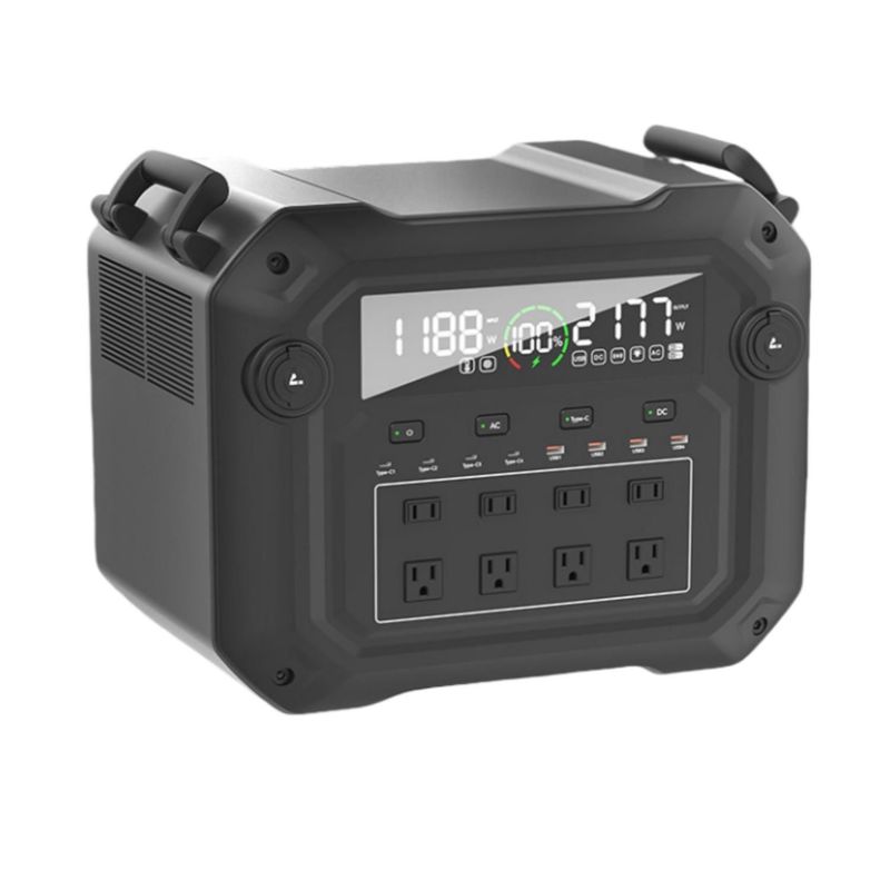 600W Max Solar Panel Input Portable Power Solar Generator 3600watt for Home and Outdoor