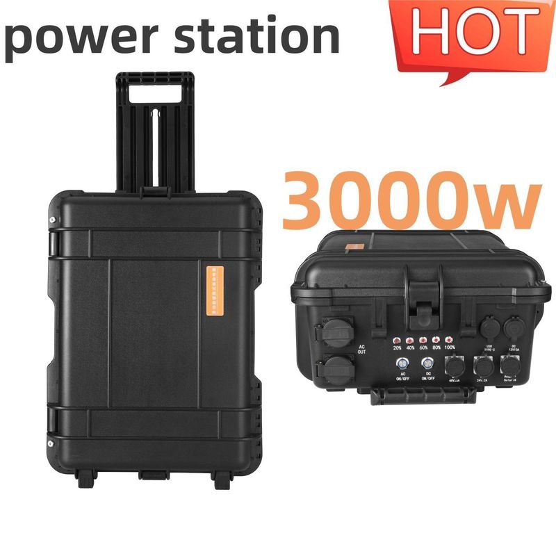 3000W Hot Solar Drone Power Station CE.Un38.3 Certified and Powerful ABS Alloy Shell
