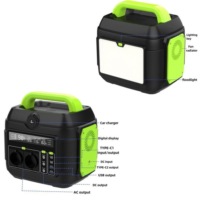 Direct Outdoor Camping Mobile Power Portable Power Station Charging Time 5.5h-7h