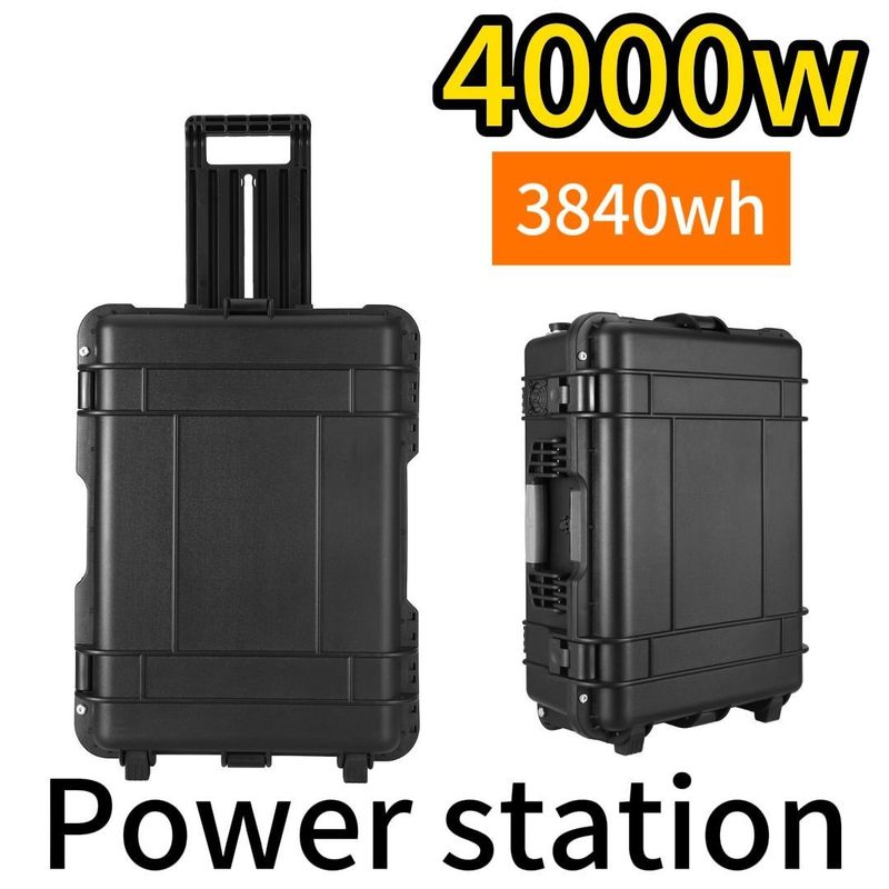 4000W Output Power LiFePO4 Portable Power Station for Emergency and Travel Situations