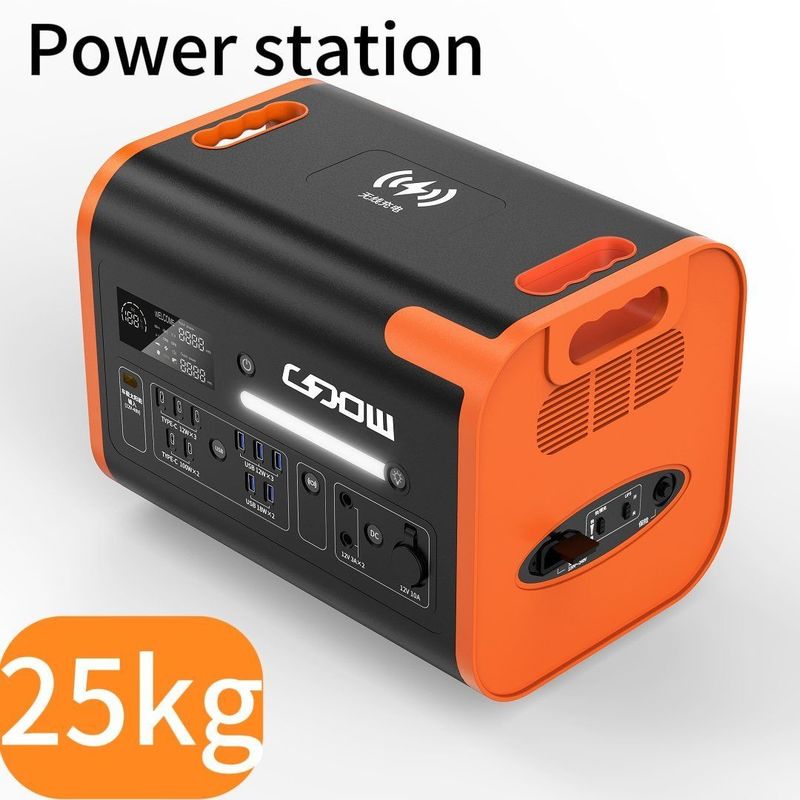 2200W AC DC C-Type Battery Backup Power Emergency Portable Power Station Customizable