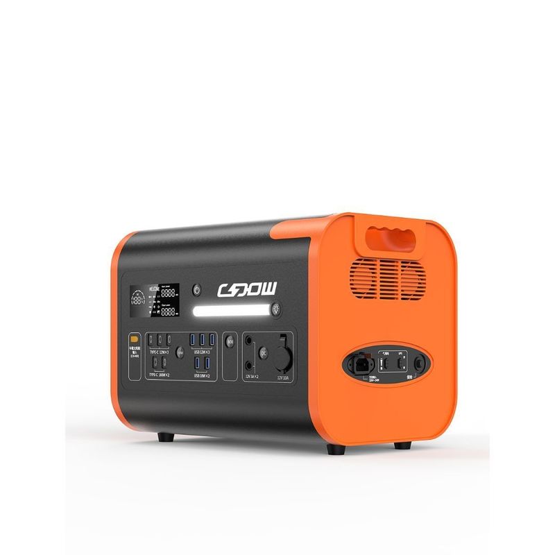 1800W/2200W Output Power Solar Panel Emergency Power Supply for Outdoor and Home Needs