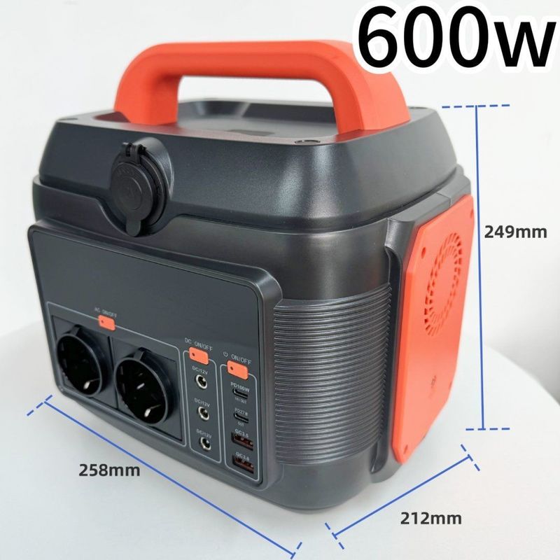 Emergency Portable Power Station with AC Output 220V 50Hz/110V 60Hz and Lithium Battery