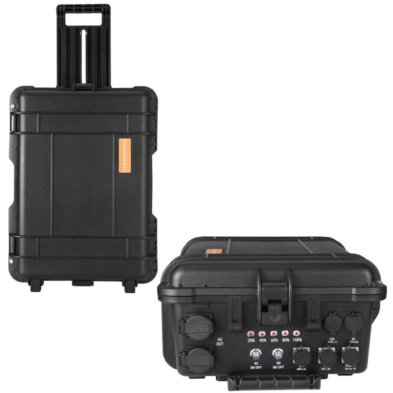 3000W/4000W/5000W Solar Generator with Pure Sine Wave Inverter and RS232 Communication