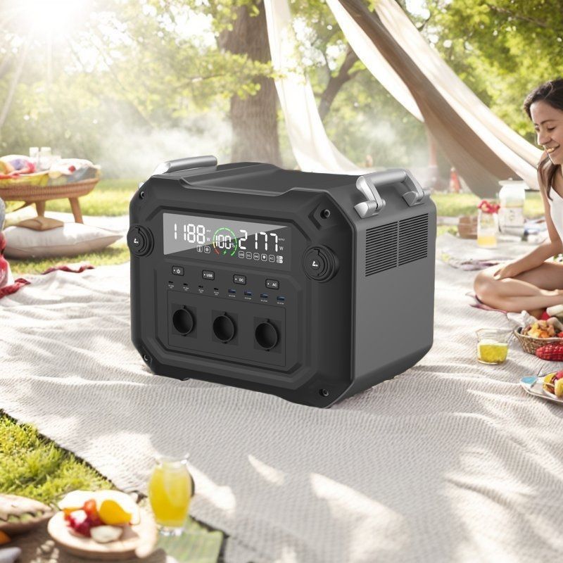 Inverter Bidirectional Inverter 2500W for Camping Outdoor Home Portable Power Station