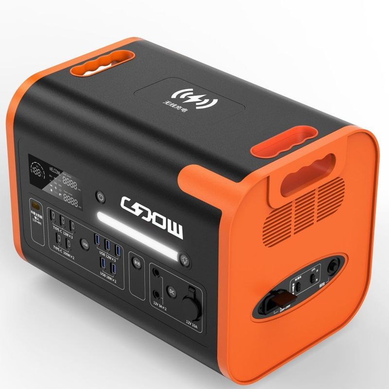 2200W/2048wh Energy Storage Lithium Battery for Solar Power Portable Outdoor Station