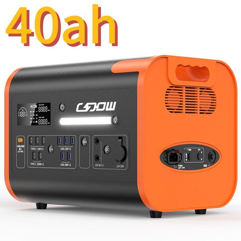 Explore Outdoors with 2200W/2048wh Portable Power Station and Pure Sine Wave Inverter