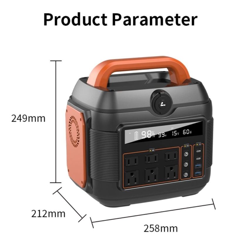 600W/1200W/3600W Lithium Battery Solar Generator Hot Mobile Power for Outdoor Camping