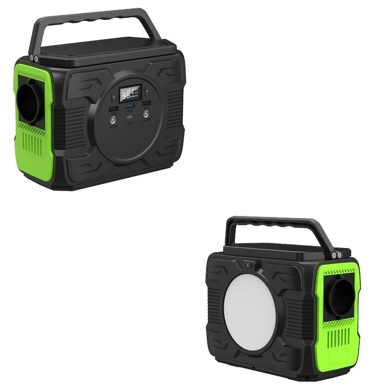 Outdoor Portable Power Station with 48000mAh Battery Capacity and 200W/300W/600W Output