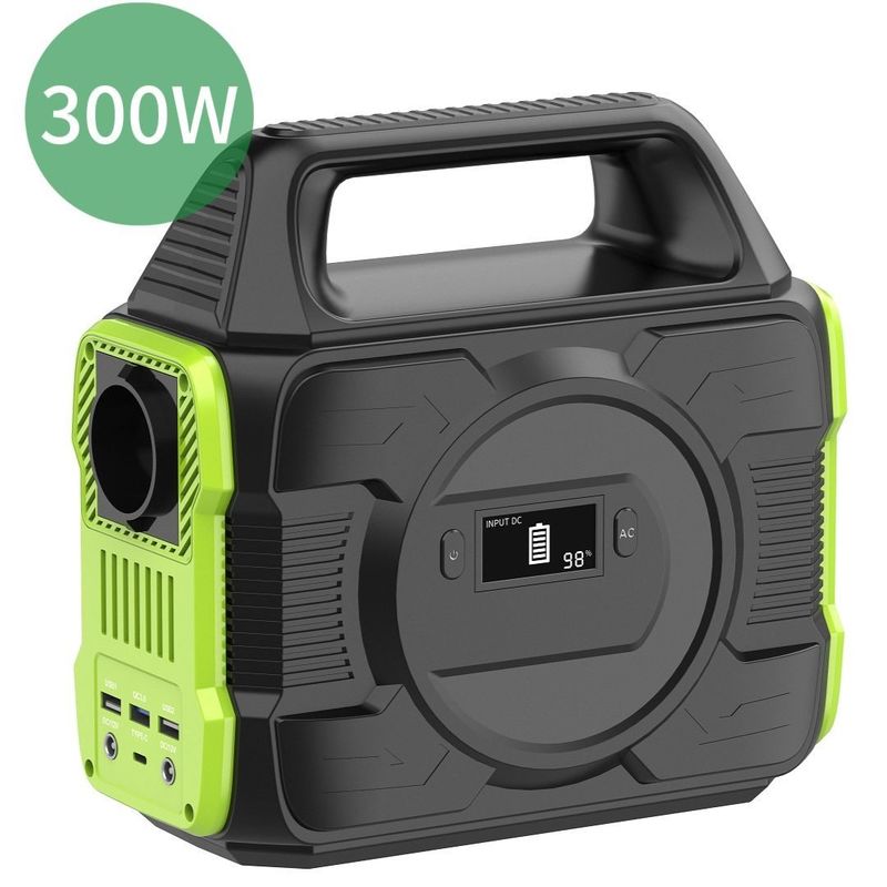 110V/240V/50-60Hz 300W Emergency Power Station for Outdoor Adventures at Affordable