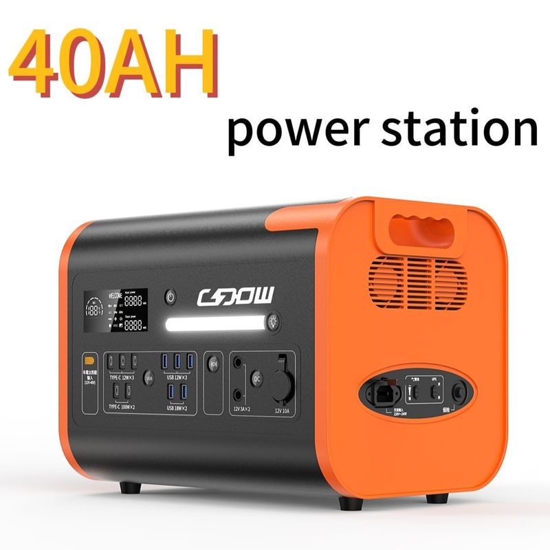 2200W/40ah Portable Power Station Support Solar Panel Charging for Easy Outdoor Power