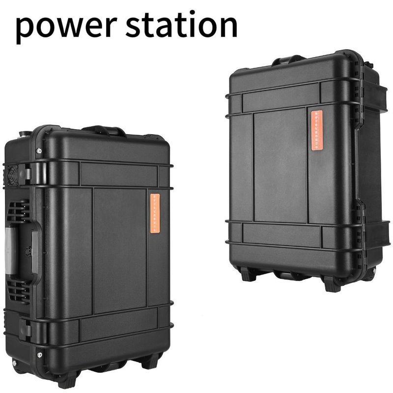 Portable Power Station with 48V62.5ah 3000wh Battery Capacity and Solar Panel Charging