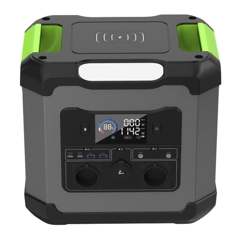 Inverter Bidirectional Inverter 16.3kg 1500W Mobile Power Supply for Outdoor Camping