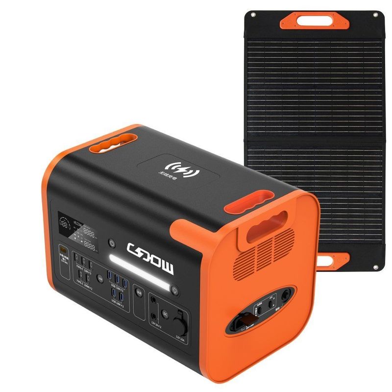 27.000kg Package Gross Weight CE Certification 2200W Portable Solar Generator for Outdoor