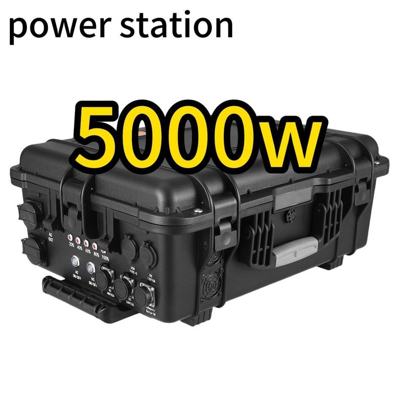 LT-50 5000W Outdoor Adventure Portable Power Station with ABS Alloy Shell Material