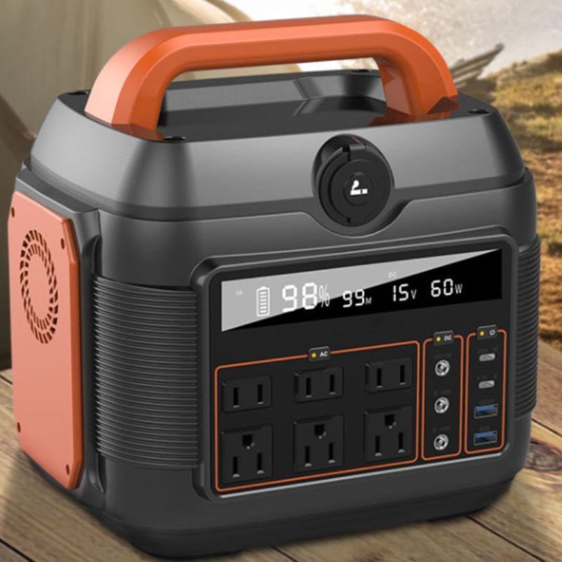 220V 50Hz/110V 60Hz AC Output 6 Kg/576 Wh/600 W/300 W/5000 W Portable Power Station