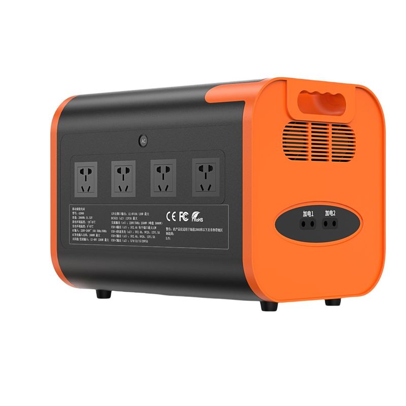 1000W 2200W Portable Solar Generator Battery Energy Storage System USB Power Station