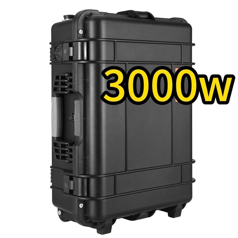 3000W/3000wh Portable Energy Storage Power Station ABS Alloy Shell Material for Travel