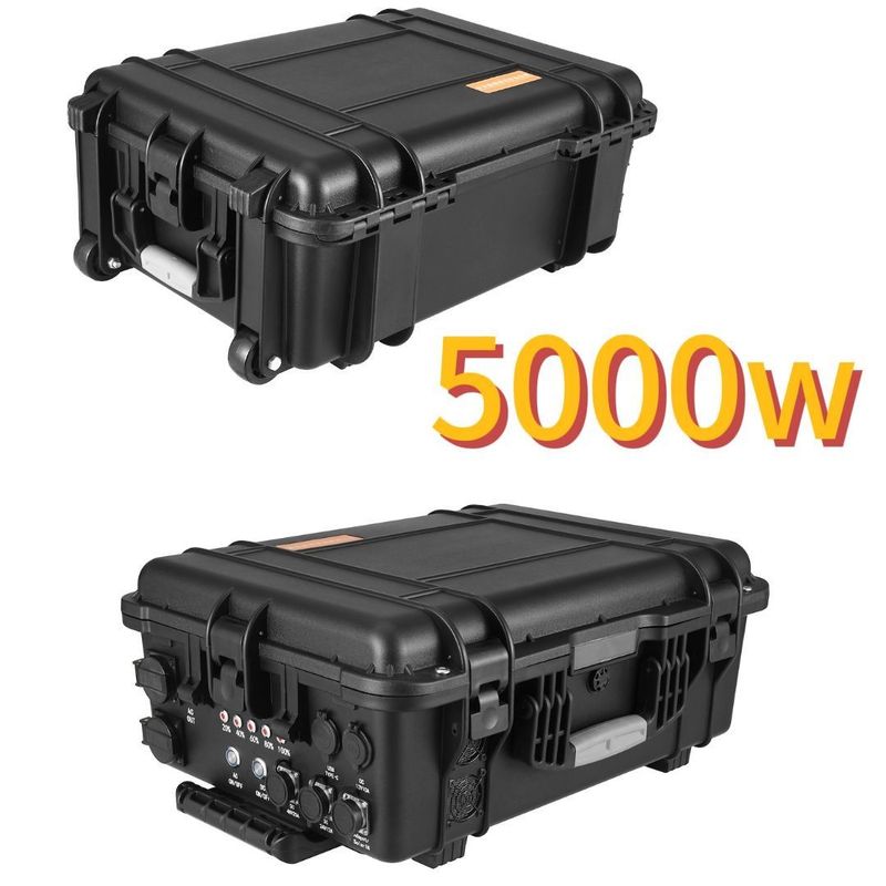 5000W Portable Power Station with Large Capacity Battery and CE.Un38.3 Certification