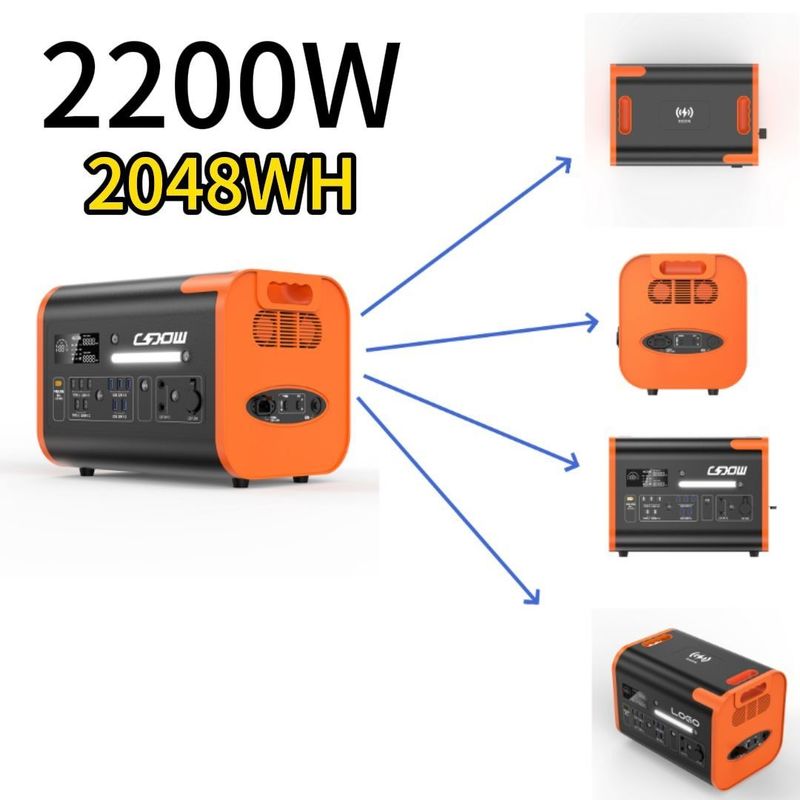 51.52V40ah 3.22V*16s Camping Standby Power Inverter with Battery Capacity 51.52V40ah