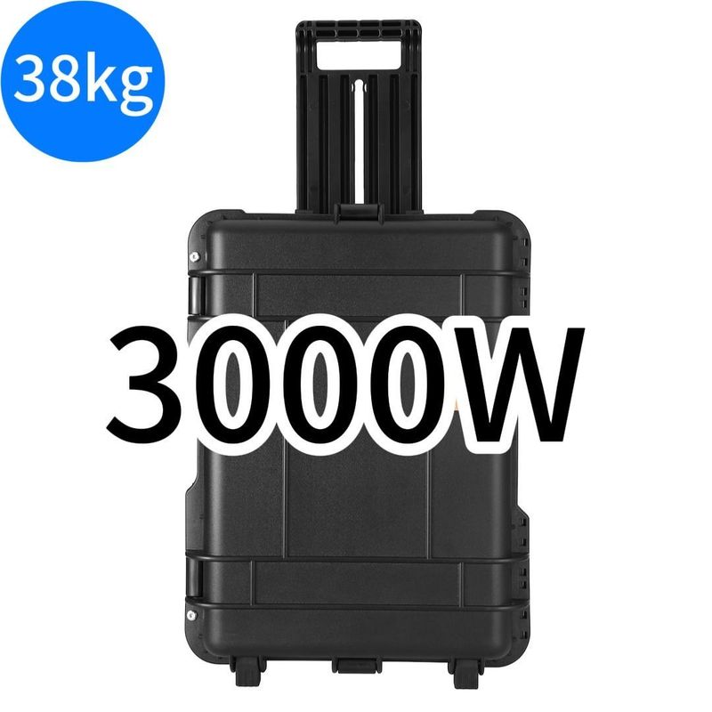 4000W/3840wh Large Capacity Mobile Power Supply for Outdoor Travel Emergency Storage Power Station 1
