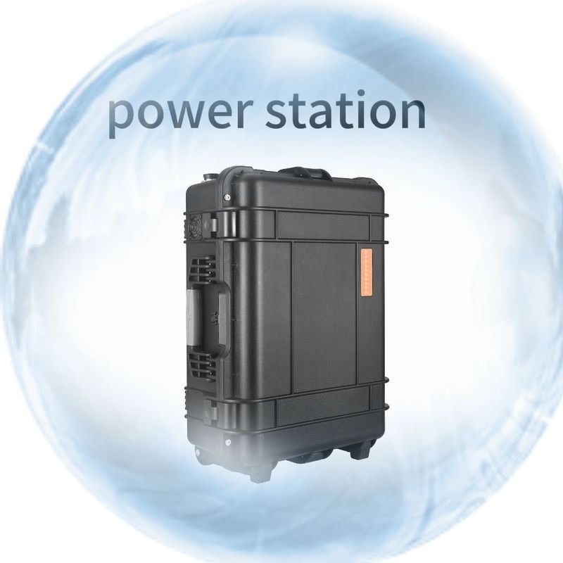 8000W Peak Power Outdoor Mobile Power Station with AC 220V Socket and Lithium Battery
