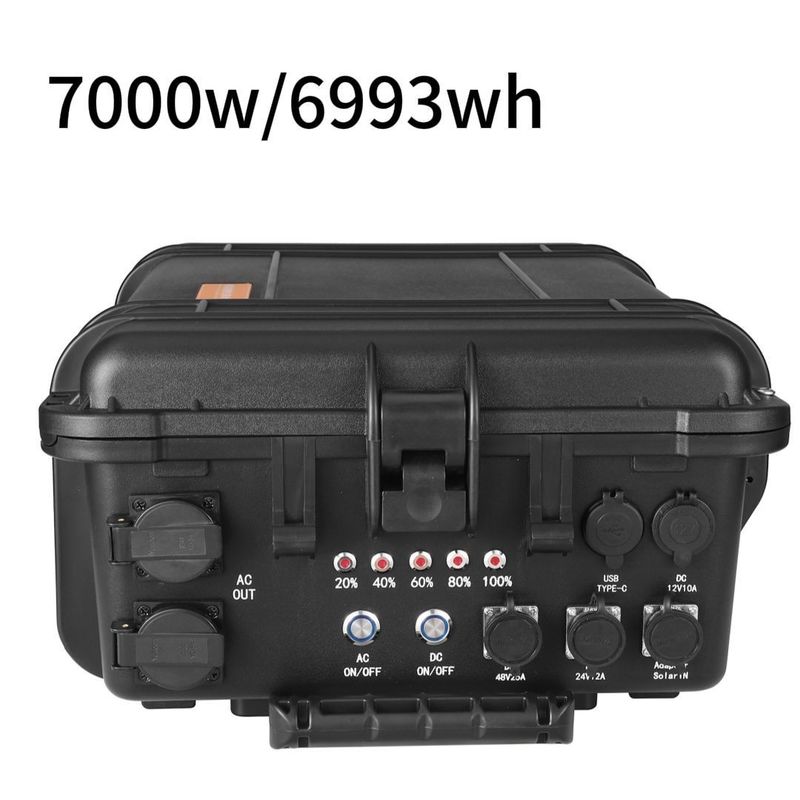 Shell Material ABS Alloy Portable Solar Power Station 3000W/5000W/7000W 4000W for Outdoor