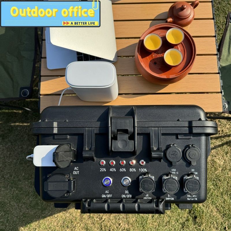 AC Output 110V/220V Large Capacity 6216wh Camping Solar Pack with 6-7h Charging Time