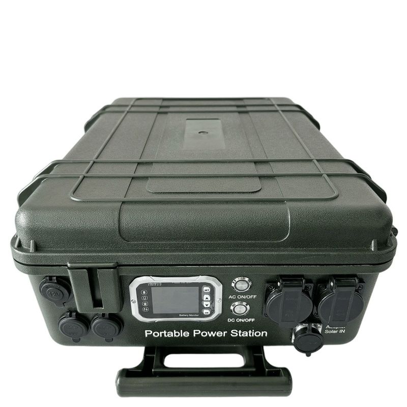 6000W Portable Power Station for Outdoor Adventures Solar Panel Charging Included