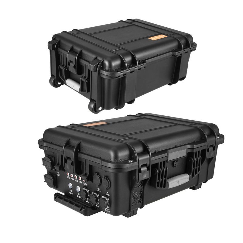 Outdoor Portable Power Station for Live Broadcast Fans Power Tools AC Output Current 15A Max USB