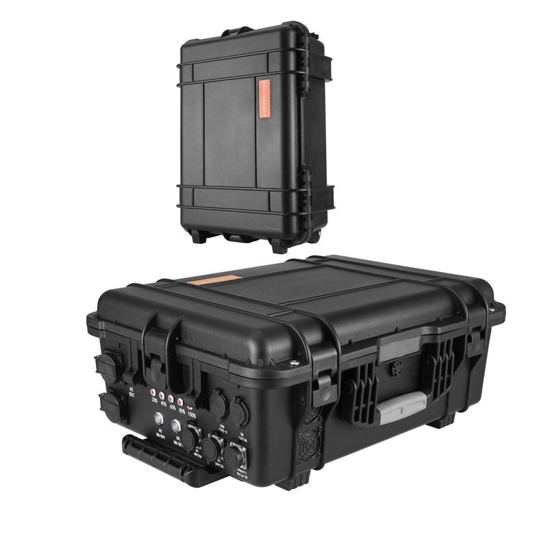 Portable Lifep04 Battery Pure Sine Wave Output 5000W/4800wh/48kg for Outdoor Camping
