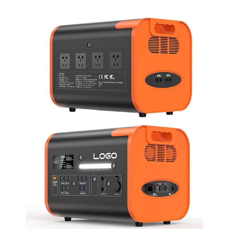 LiFePO4 Portable Power Station 40ah/2200W/2400W for Multi-Scene Charging and Emergency