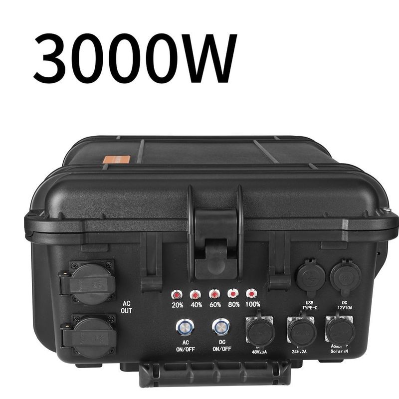 Portable Energy Generator 3000W/3000wh Power Station for Emergency Outdoor Power Supply