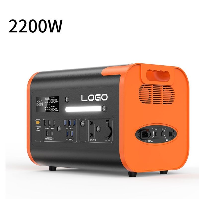 40ah/2048wh/2200W/2400W Portable Energy Generator Emergency Outdoor Power 3 Power Station