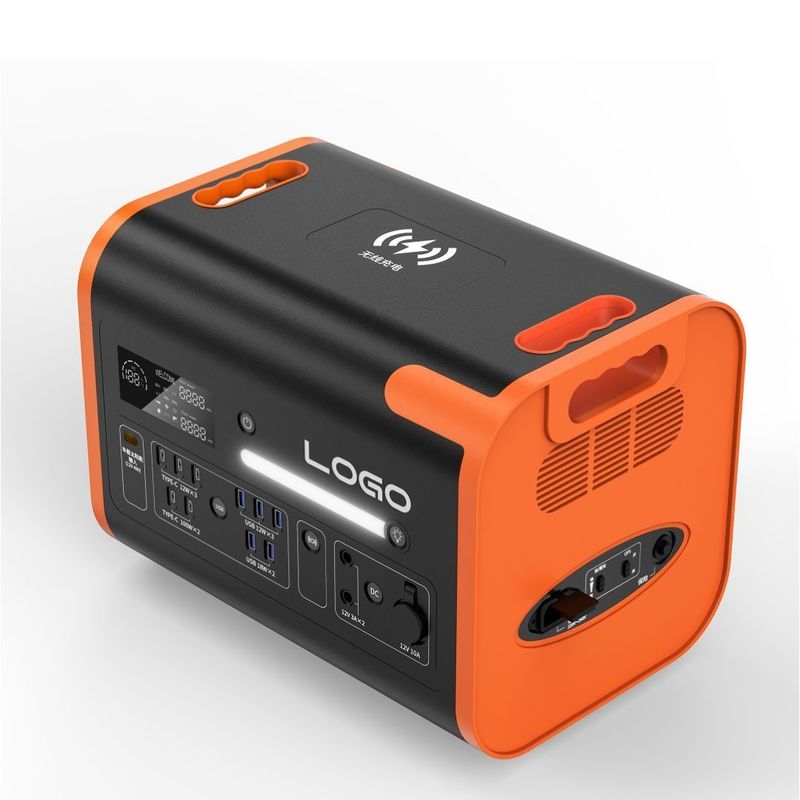 220V±5% AC Output Voltage Fast Charging 2400W Portable Power Station for Car and Solar