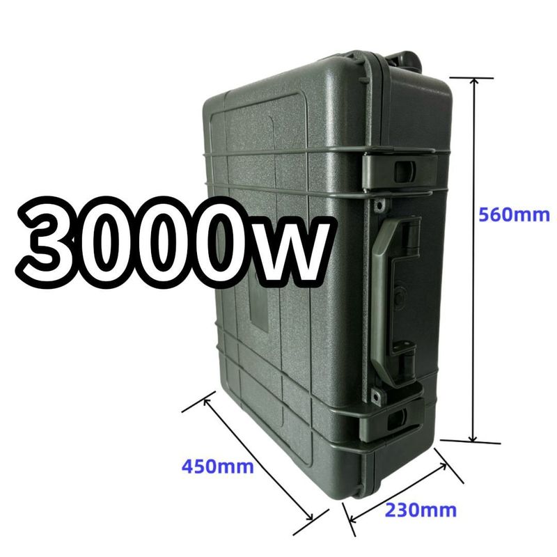 Outdoor Work Camping 3000W Automatic Fire Extinguishing Device with AC/DC/USB Port