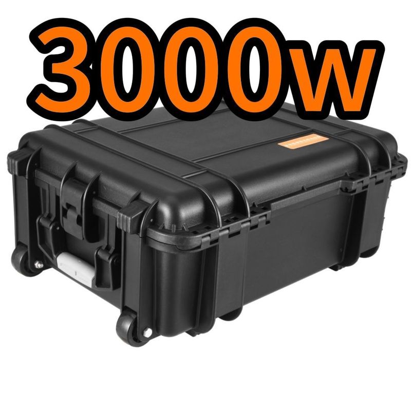 Outdoor Battery 3000W/62.5ah Portable Power Station with CE.Un38.3 Certification