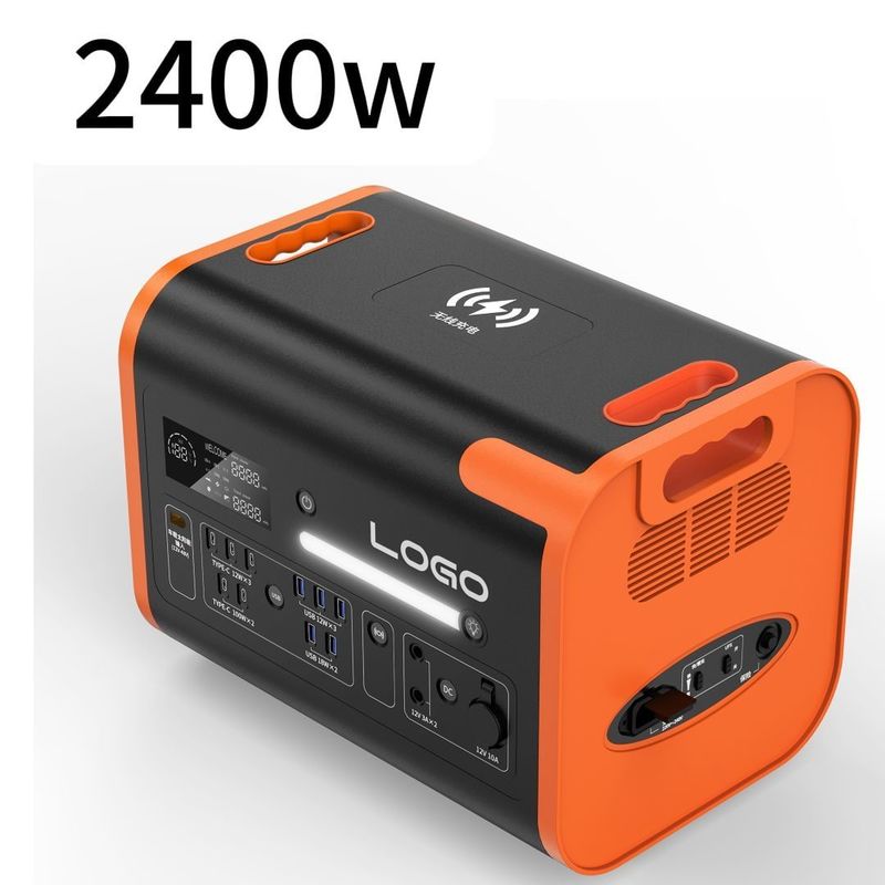 Quickly Charged 2200W Constant Power Output Solar Power Station for Camping and Home