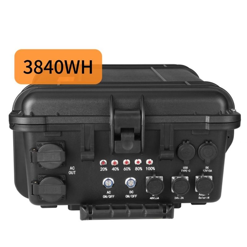 4000W Large Capacity Outdoor Mobile Power Solar Generator Power Station for Versatile