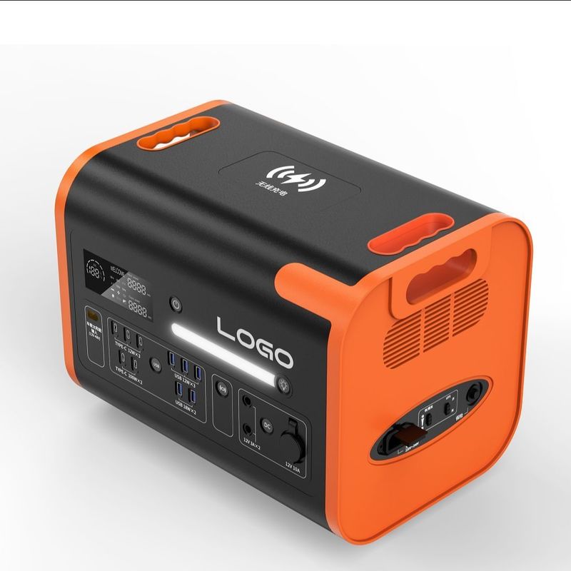 1500W AC Charging 2400W/40ah Travel Portable Lithium Energy Storage Solar Power Station