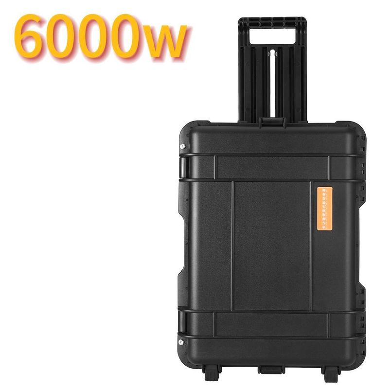 Outdoor Ternary Lithium Battery Portable Power Station 6000W/6216wh with High Safety