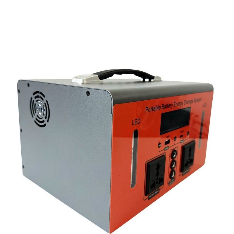 Emergency Standby Solar Generator 500W Power Station with Input Voltage DC Adapter