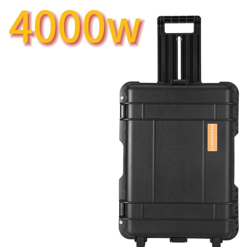4000W Rechargeable Backup Power Supply for Outdoor Home and RV Output Socket All Types