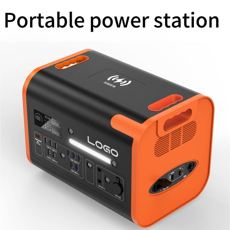 90 Minutes Charging Time Portable Generator 2400W 2048wh Energy Supply Generator